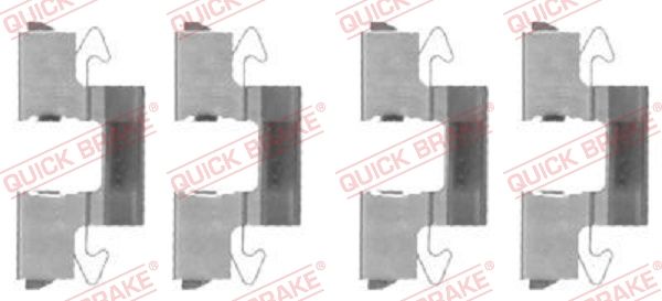 QUICK BRAKE Комплектующие, колодки дискового тормоза 109-1714